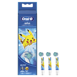 ブラウン 子供用やわらかめブラシ(3本入) Oral-B ブルー EB10S-3 PKMBL-イメージ1