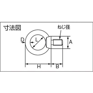 水本機械製作所 ステンレス アイボルト(鍛造製)ミリネジ 捻子径M-8 M80.7816156.3 FC243FY-3788385-イメージ2