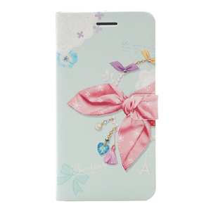 Happymori iPhone 6s/6用ケース Dot Scarf Diary ピンクスカーフ HM4161I6-イメージ1