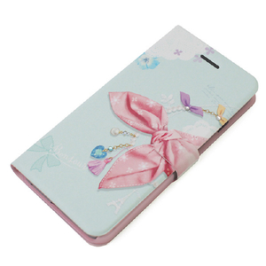 Happymori iPhone 6s/6用ケース Dot Scarf Diary ピンクスカーフ HM4161I6-イメージ2