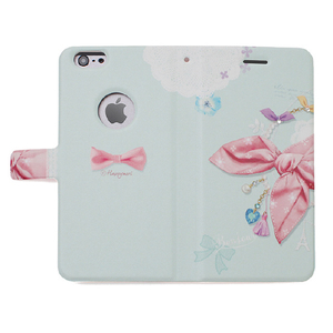 Happymori iPhone 6s/6用ケース Dot Scarf Diary ピンクスカーフ HM4161I6-イメージ3