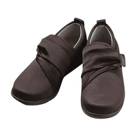 あゆみ エレガントマジック 両足 リハビリシューズ LL ブラック FCG824G-25-5797-03