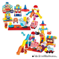 BANDAI｜バンダイ それいけ！アンパンマン おおきな観覧車が大変身！アンパンマンくるくる遊園地ブロック joshin_4549660541615-55-18358