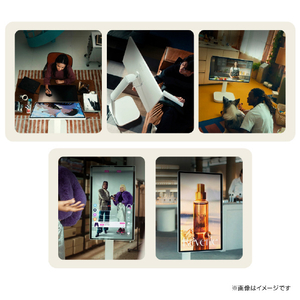 LGエレクトロニクス LG Smart Monitor Swing Stand /スイベル/高さ調整/ピボット/ホイール付きスタンド STA32F STA32F-イメージ10