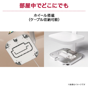 LGエレクトロニクス LG Smart Monitor Swing Stand /スイベル/高さ調整/ピボット/ホイール付きスタンド STA32F STA32F-イメージ5