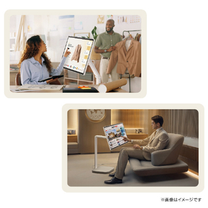 LGエレクトロニクス LG Smart Monitor Swing Stand /スイベル/高さ調整/ピボット/ホイール付きスタンド STA32F STA32F-イメージ8
