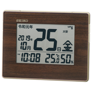 SEIKO 電波置き掛け兼用時計 SQ442B-イメージ1