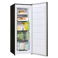 ツインバード HF-E916B 161L 前開きタイプフリーザー ブラック