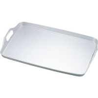 アカオアルミ アカオ/アルマイト脇取盆 (エンボス加工) 小 FCM8286-044056004