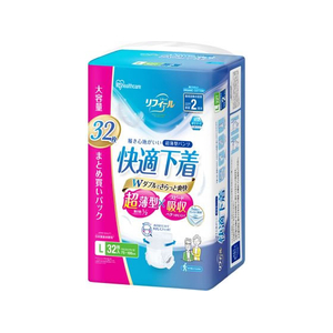 アイリスオーヤマ リフィール 超薄型パンツ Lサイズ 32枚入 FCE528M-NAD-L32-2-イメージ1
