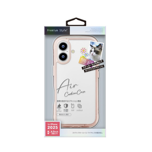 PGA iPhone 17用エアクッションケース サクラ PG-25AAR03PK-イメージ1