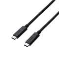 エレコム USB3．1ケーブル(認証品、C-C) 0．5m ブラック USB3-CCP05NBK
