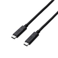 エレコム USB3．1ケーブル(認証品、C-C) 0．5m ブラック USB3CCP05NBK
