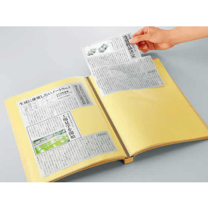 コクヨ クリヤーブック クラフトタイプ A4 20ポケット 1冊 F804916-ﾗ-370-イメージ3