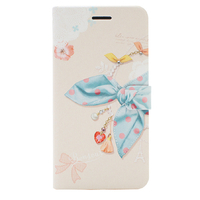 Happymori iPhone 6s/6用ケース Dot Scarf Diary ブルースカーフ HM4162I6