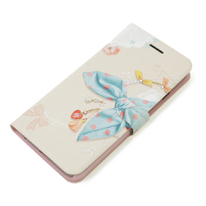 Happymori iPhone 6s/6用ケース Dot Scarf Diary ブルースカーフ HM4162I6-イメージ2