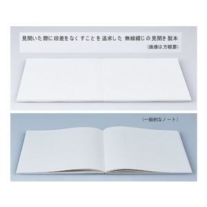 コクヨ ノートブック[PERPANEP]フラット製本 さらさらA5 ステノ罫 FCA6934-PER-MS106CBM-イメージ3