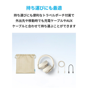Anker ヘッドホン Soundcore Space One ホワイト A3035021-イメージ6
