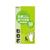 ダンロップ ダンロップホーム/新天然ゴム極うす手袋パウダーフリー50枚入 L FC655MV