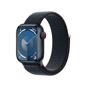 Apple Apple Watch Series 9(GPS + Cellularモデル)- 41mm ミッドナイトアルミニウムケースとミッドナイトスポーツループ MRHU3J/A-イメージ1