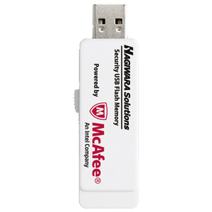 エレコム セキュリティUSB3.0(McAfee)管理者用ソフト対応　2GB HUD-PUVM3M1シリーズ ホワイト HUD-PUVM302GM1-イメージ2