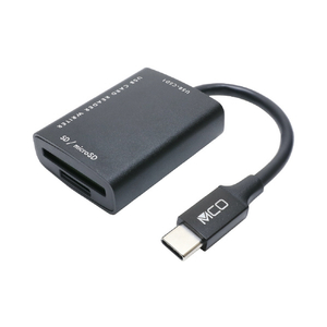 ミヨシ SDカードリーダ・ライタ USB3．2Gen1対応 ブラック USR-CSD1/BK-イメージ1