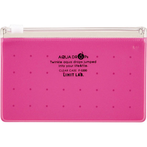 リヒトラブ AQUA DROPs クリヤーケース A8 赤 5枚 FC39920-F5300-3-イメージ1