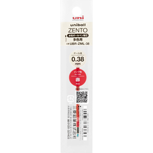 三菱鉛筆 ユニボール ゼント多色 替芯 0.38mm 赤 FCK622C-UBRZML38.15-イメージ2
