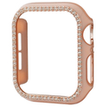 GAACAL Apple Watch Series 7-8 [41mm]用スワロフスキーフレーム ピンク×ローズゴールド W00065PR5