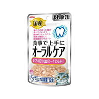 アイシア 国産 健康缶パウチ オーラルケア まぐろ細かめフレーク とろみタイプ 40g FC844PM-KZJ-10