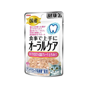 アイシア 国産 健康缶パウチ オーラルケア まぐろ細かめフレーク とろみタイプ 40g FC844PM-KZJ-10-イメージ1