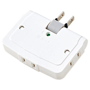 エレコム コーナータップ 雷ガード付き(3個口) ホワイト T-KTR04WH エレコム コーナータップ 雷ガード付き(3個口) ホワイト T-KTR04WH