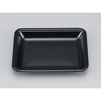 シーピー化成 発泡トレー 新LL15-25 黒 100枚 FCG358V-00375192