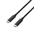 エレコム USB3．1ケーブル(認証品、C-C) 1．0m ブラック USB3CCP10NBK
