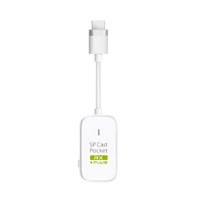 プリンストン SP Cast Pocket Plus AirPlay/Miracast受信機能対応ワイヤレスHDMI受信機(親機)単品 SC-POCKETPLUS-RX