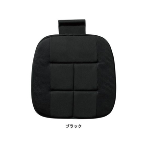 ボンフォーム 竹炭プレーンワイド 50×48cm(ヒップ型)BK FCS1659-5382-43BK-イメージ1