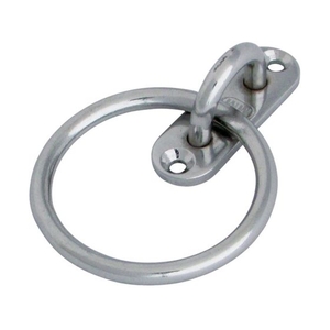 水本機械製作所 水本/ステンレス パッドアイ丸カン 丸カン内径30mm 15mm×45mm 155304519.5 FC700FE-3787991-イメージ1