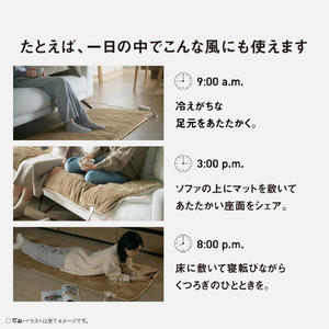 パナソニック ホットマット ライトブラウン DC-SN20-T-イメージ13