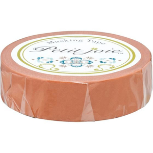 ニチバン Petit joie マスキングテープ テラコッタ 15mm×18m FCF586T-PJMT-15S083-イメージ1