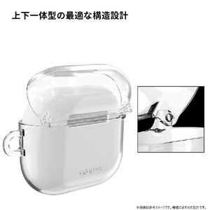 araree AirPods Pro 3 Nu：kin ハードクリアケース クリア AR28163APP3-イメージ5