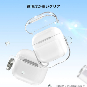 araree AirPods Pro 3 Nu：kin ハードクリアケース クリア AR28163APP3-イメージ6