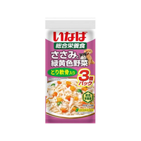 いなば ささみと緑黄色野菜 とり軟骨入り 60g×3P FCU3047