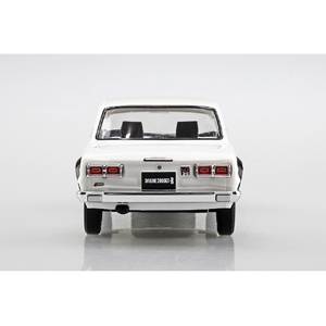 アオシマ 1/32 ニッサン C10 スカイライン 2000GT-R (ホワイト) 楽プラ スナップキット No.16-WH Aﾗｸﾌﾟﾗ16WHC10GTRﾎﾜｲﾄ-イメージ6