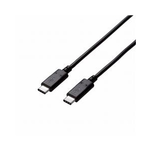 エレコム USB3.1ケーブル(Type-C-TypeC) 0.5m ブラック USB3-CC5P05NBK エレコム USB3.1ケーブル(Type-C-TypeC) 0.5m ブラック USB3-CC5P05NBK