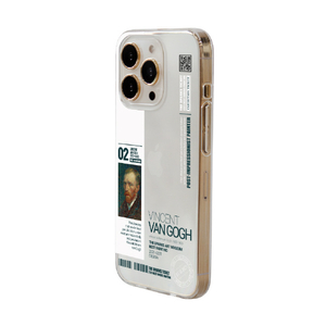 Dparks iPhone 14 Pro用ソフトクリアケース ゴッホ DS24163I14P-イメージ2