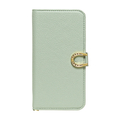 ＮＡＴＵＲＡＬ　ｄｅｓｉｇｎ iPhone 16用手帳型ケース ORFE ミントグリーン IP24-61-ORF02