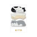 キングジム KITTA クリア (ネコ) 21片 FCU4260-KITT016