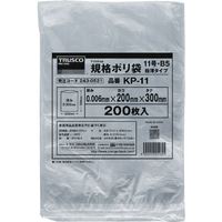 トラスコ 規格ポリ袋（極薄タイプ）　１４号　２００枚入 KP-14