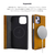 ABBI SIGNATURE iPhone 15用VINTAGE イタリアンレザー MagSafe対応ダイアリーケース タン ABS26163I15-イメージ9