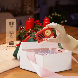 MUZEN PETA Bluetoothスピーカー クリスマスレッド MWQ1ICR-イメージ5